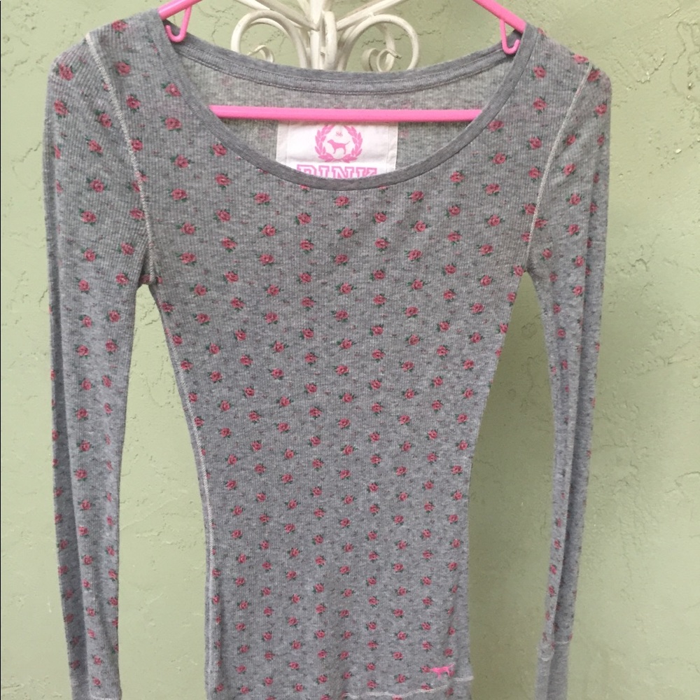 Victoria’s Secret PINK floral long sleeve